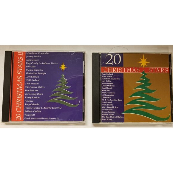 CD "40 Stars -2 CD Holiday Collection" Bing Crosby Dionne Warwick Willie Nelson - Picture 4 of 5